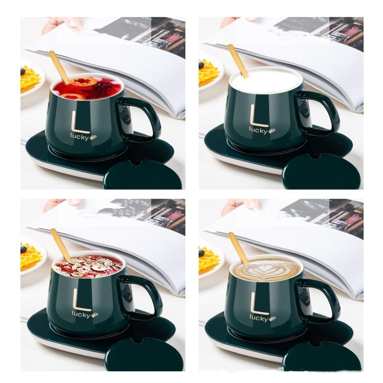 Ceramic Coffee Cup With Electric Heating Pad