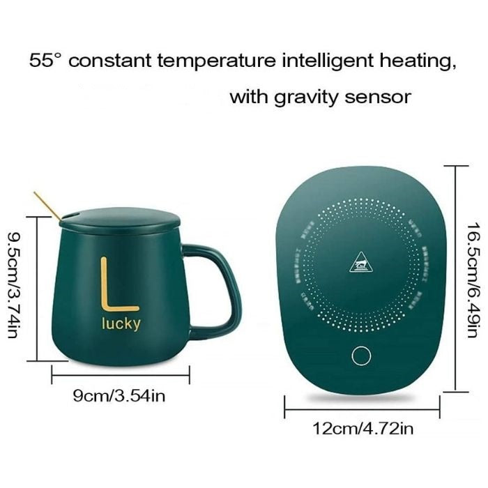 Ceramic Coffee Cup With Electric Heating Pad