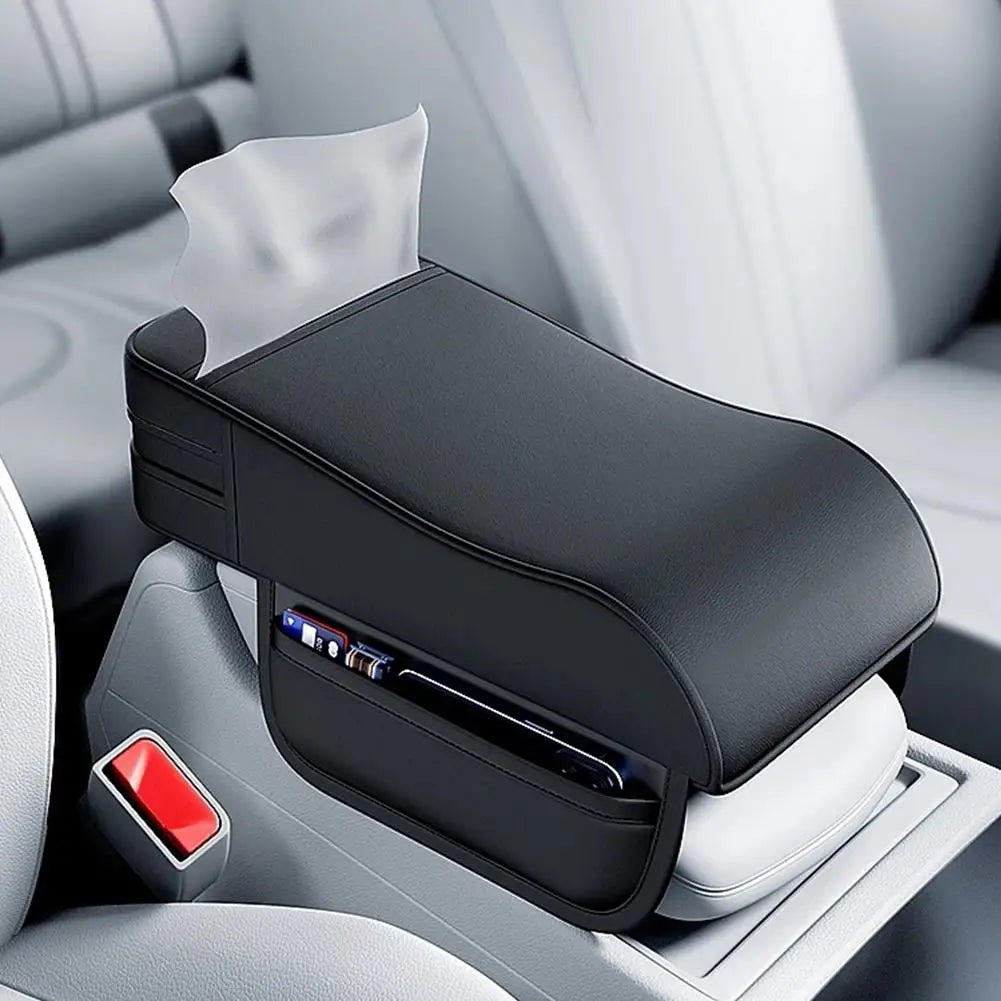 Car Armrest Box With Tissue Holder