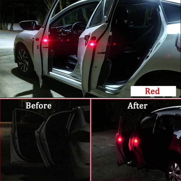 Car Door Warning Red Led Light | Pack of 2