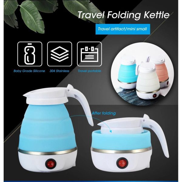 Foldable Electric Kettle For Travel And Home | 600 Ml- 600W |