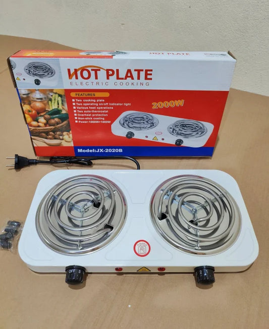 Hot Plate Double Electric Stove Electric Stove 2000 Watt | Electric Cooker | Electric Coil Cooking Stove