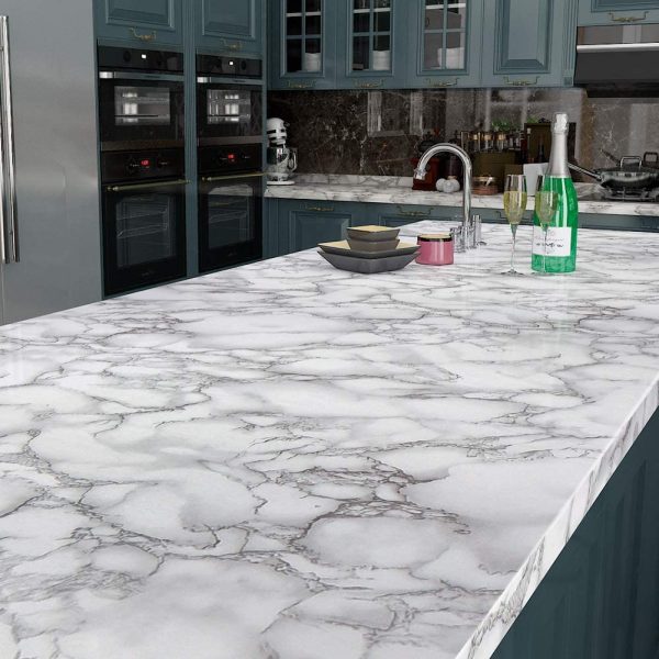 Self Adhesive Marble Sheet Sticker For Kitchen, Cupboard, Wall – Anti Oil And Heat Resistant Wallpaper (60*2m)