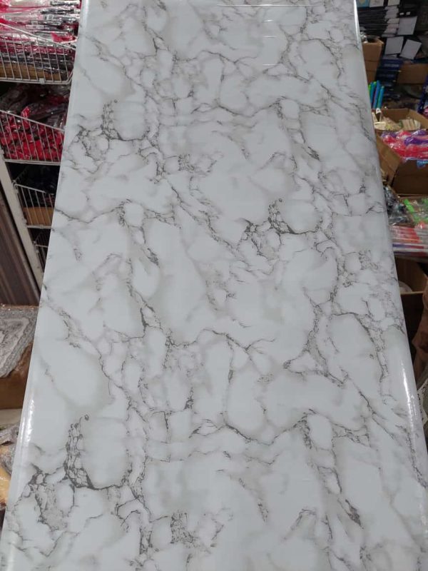 Self Adhesive Marble Sheet Sticker For Kitchen, Cupboard, Wall – Anti Oil And Heat Resistant Wallpaper (60*2m)