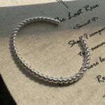 silver curly bracelet - Image 3