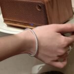 silver curly bracelet - Image 4