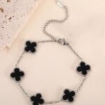 Black silver van cleef