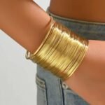 Layered Coil Bangle