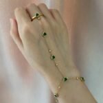 Emerald hand chain - Image 5