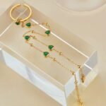 Emerald hand chain - Image 2