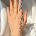 Silver hand chain